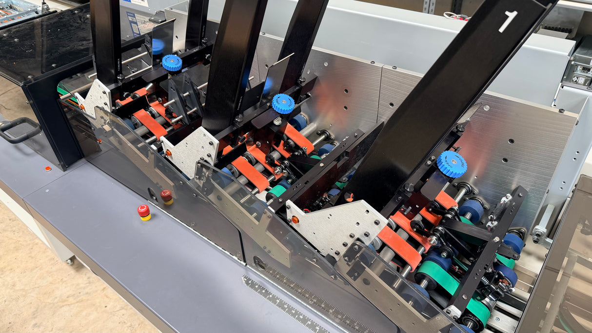 2014 BlueCrest/Pitney Bowes 3-Station Rival with Windows 7 – Only 1.9 Million Cycles!