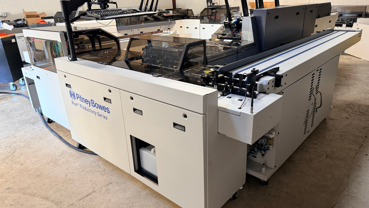 2014 BlueCrest/Pitney Bowes 3-Station Rival with Windows 7 – Only 1.9 Million Cycles!