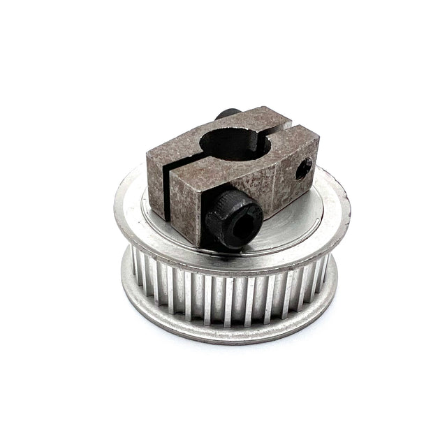 34T Roller Drive Pulley (Replacement) - OEM Part Y537100 for Mailing Equipment - Front View