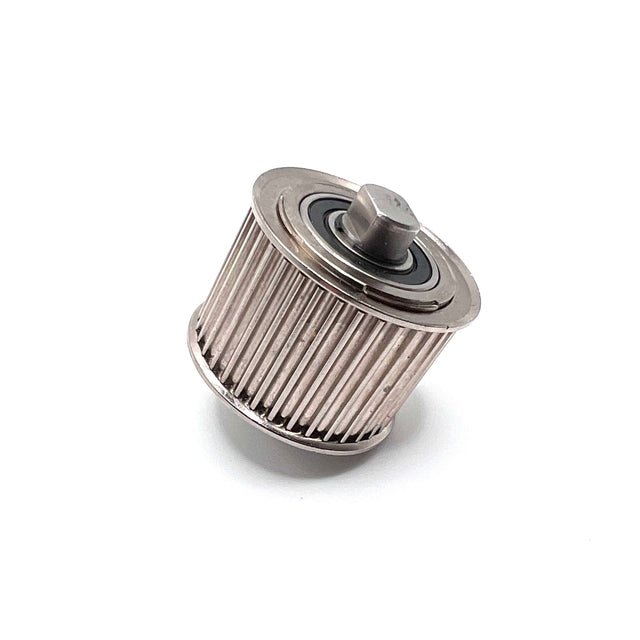 Outboard Steel Pulley (Replacement) - OEM Part Y404010 for Mailing Equipment - Front View